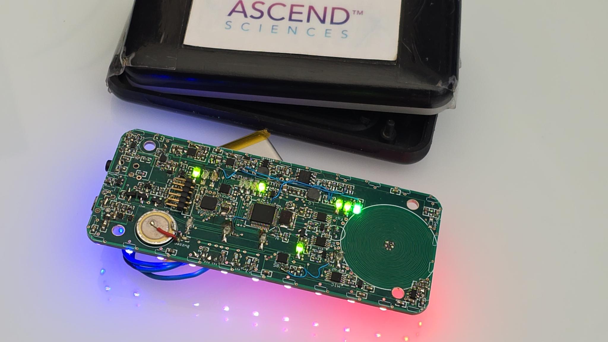 Mini-Curie internal circuit board